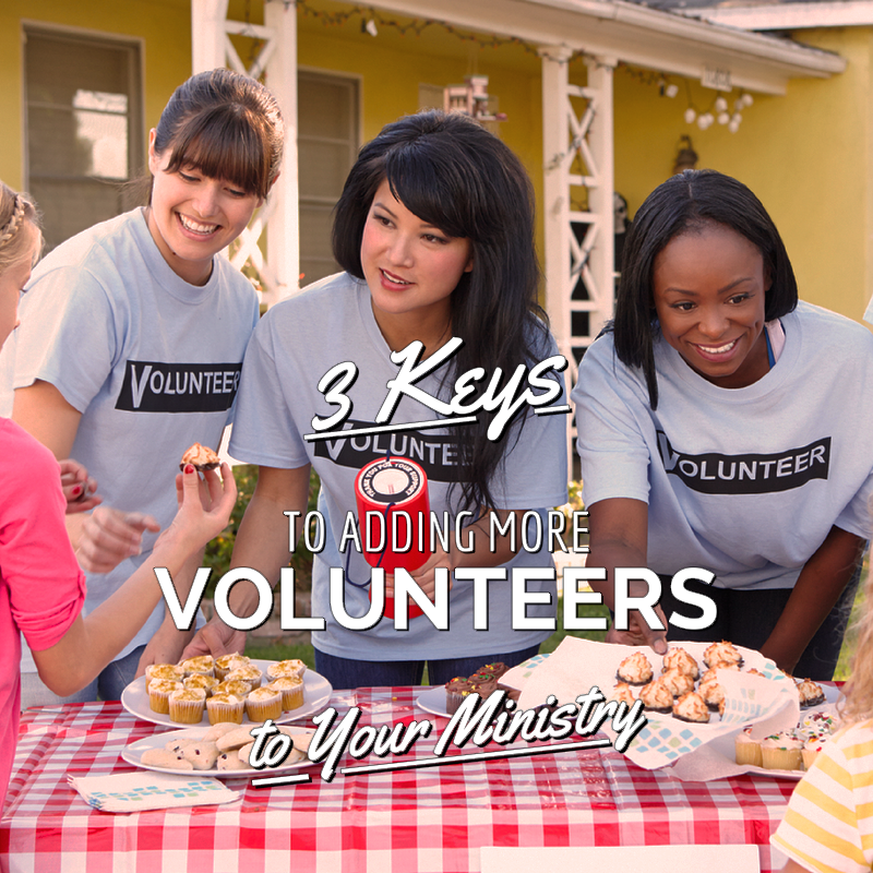3 Keys To Adding MORE Volunteers To Your Ministry Team http://bit.ly/1pifdd7 #kidmin