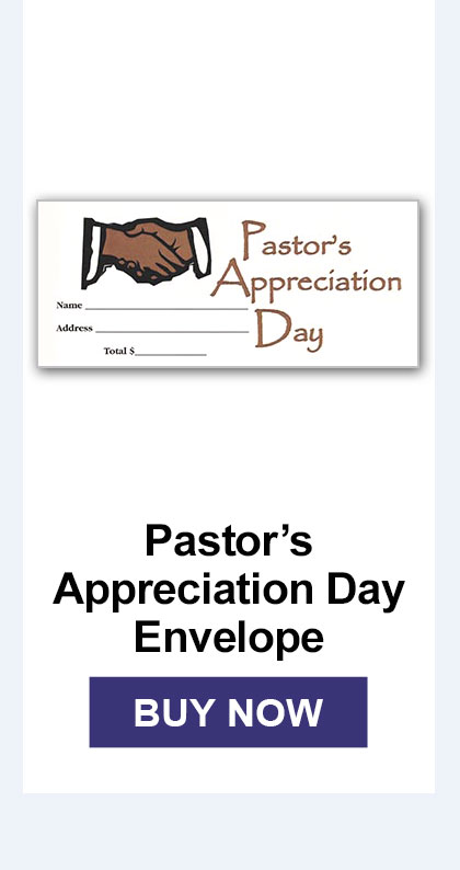 Pastor&rsquo;s Appreciation Day Envelope